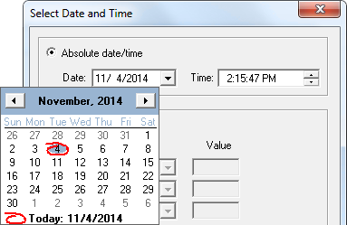 Absolute Date andTime